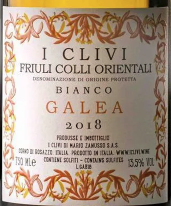 I Clivi di Ferdinando Zanusso Clivi Galea 2019
